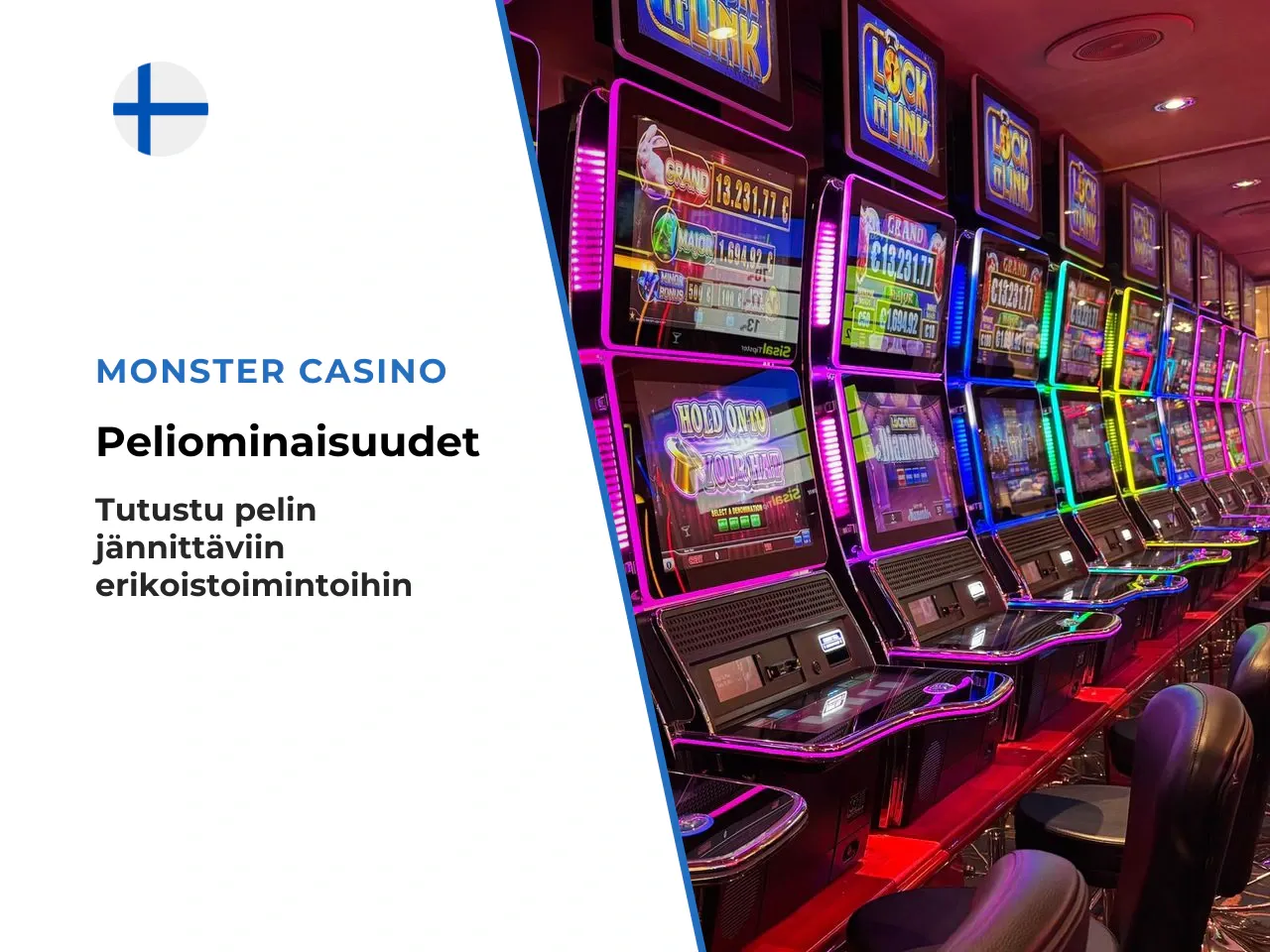 Gonzo's Questin tärkeimmät pelitoiminnot. Keskeiset toiminnot