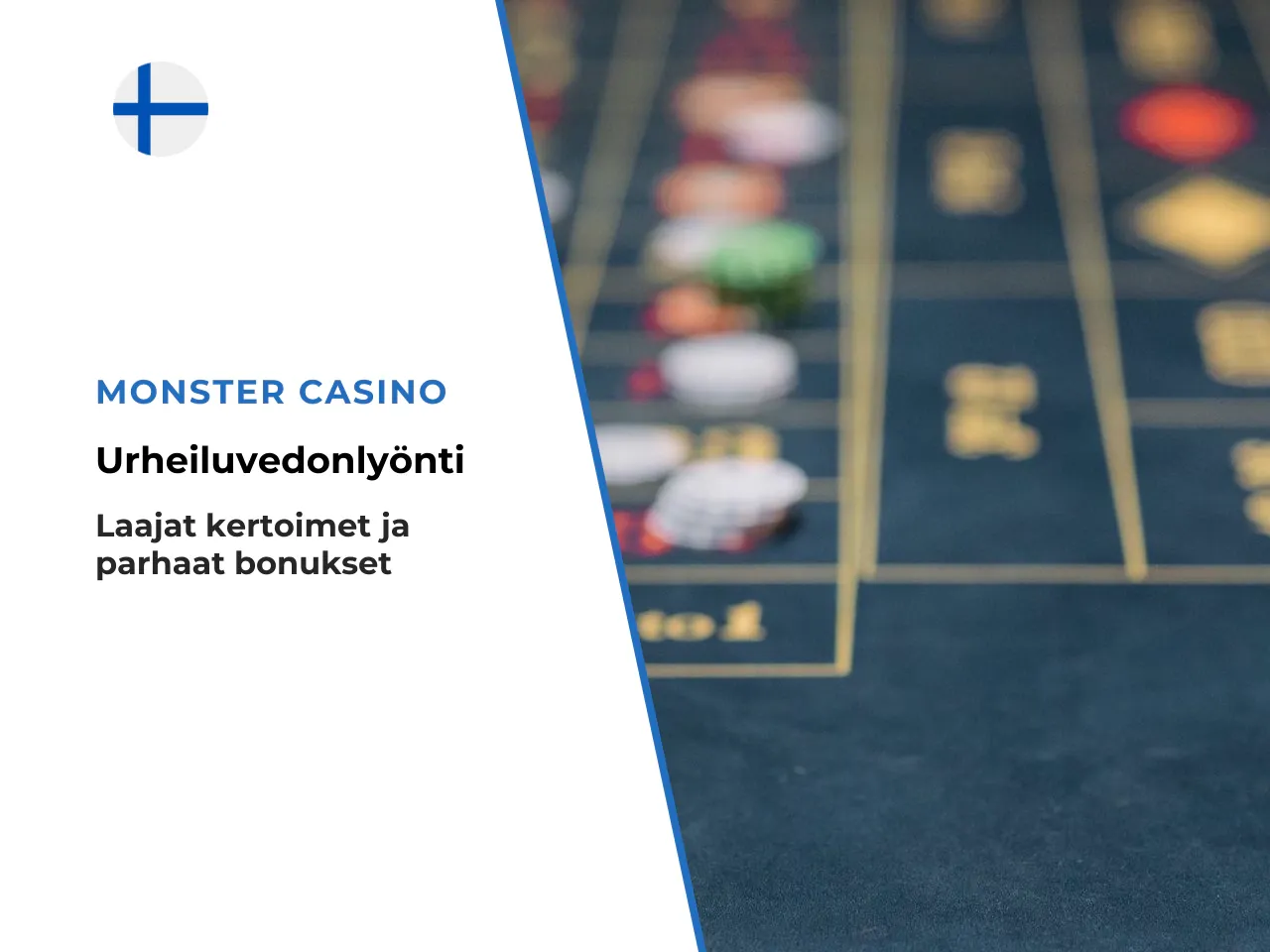 Monster Casino Sportsbook -bonukset ja urheiluvedonlyönti