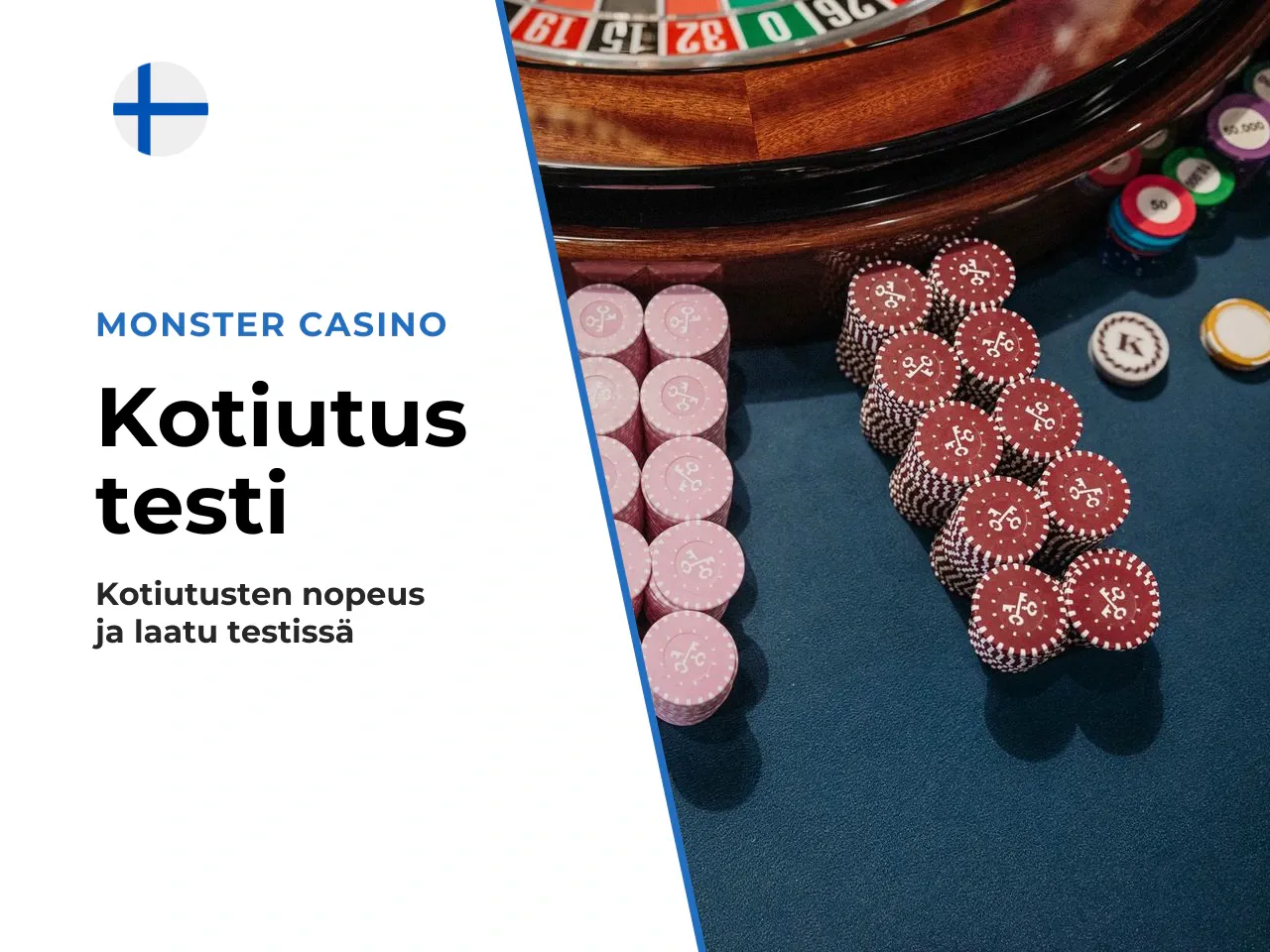 Toimituksen testihavainto kiinteä kotiutuskerroin. Testasimme toimituksessa