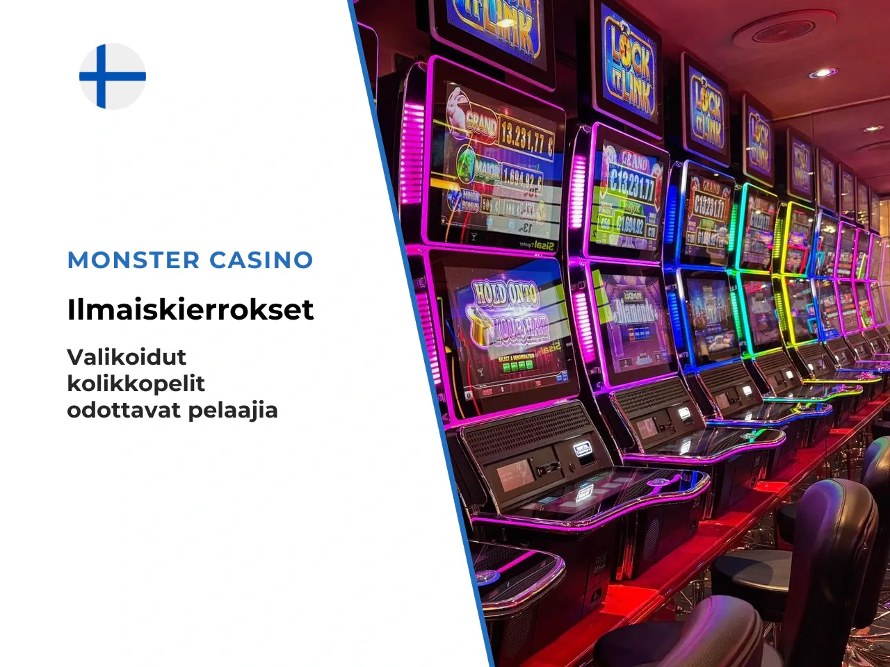 Mihin kolikkopeleihin free spins -kierrokset voi