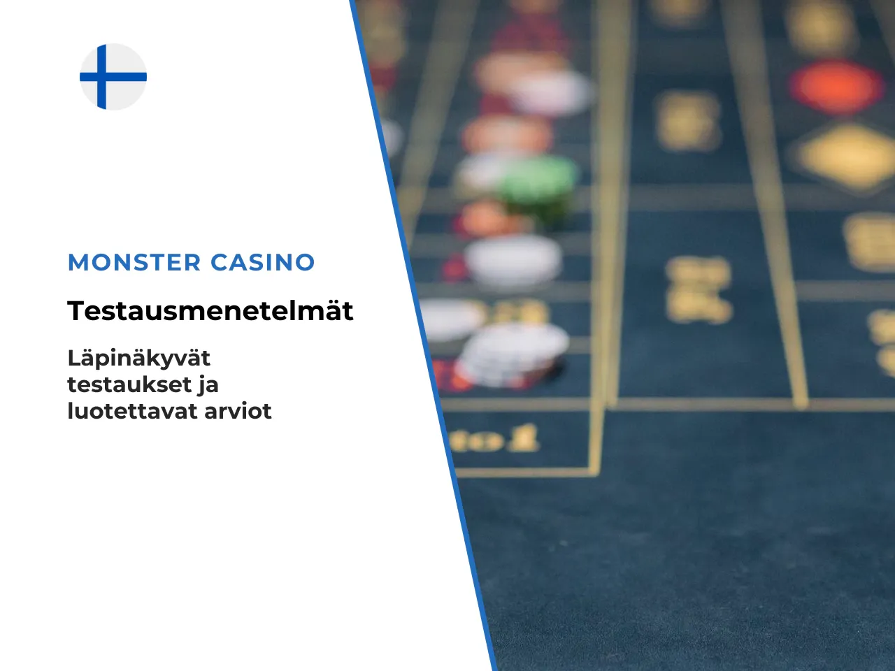 Näin testaamme rahat sisään, rahat ulos