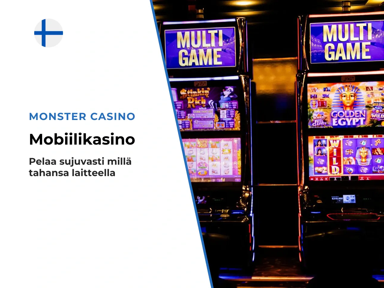Monster Casino mobile ja alueelliset rajoitukset