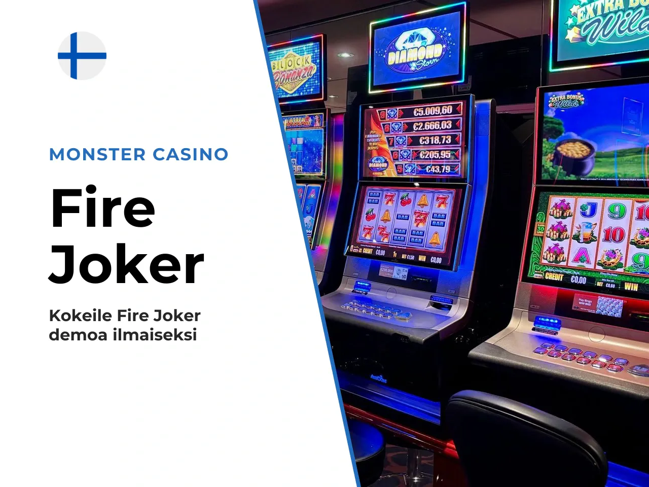 Valitse Fire Joker demo tai oikealla