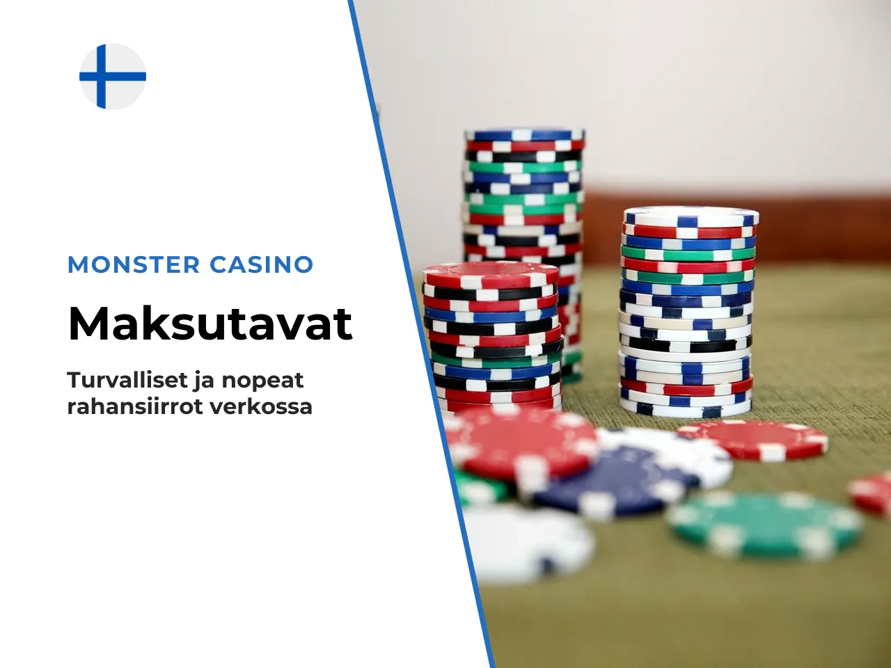 Talletukset ja maksut ennen oikealla rahalla