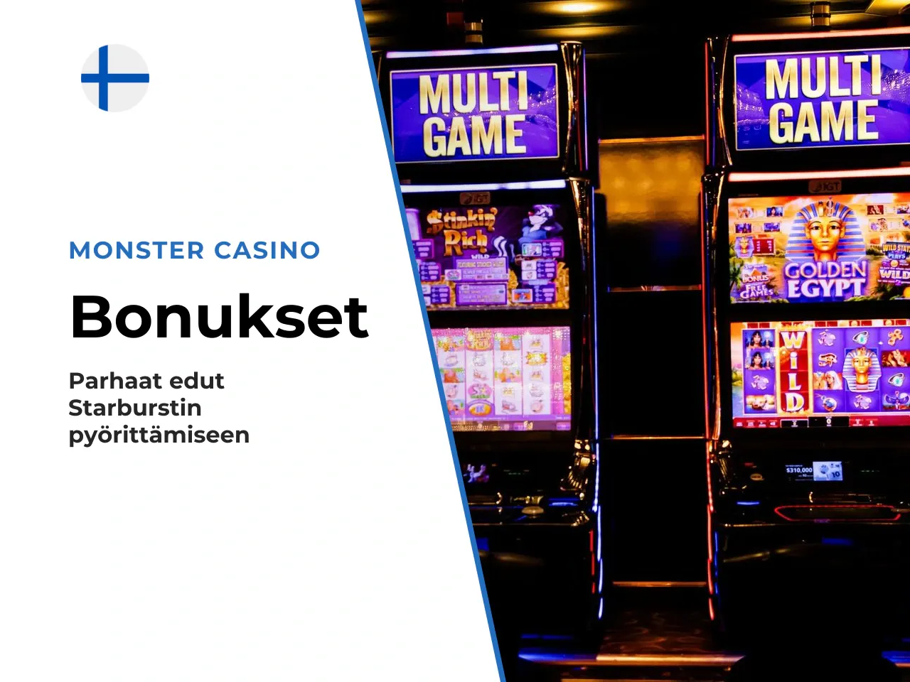 20 Bonukset ja ilmaiskierrokset Starburstiin. Starburst