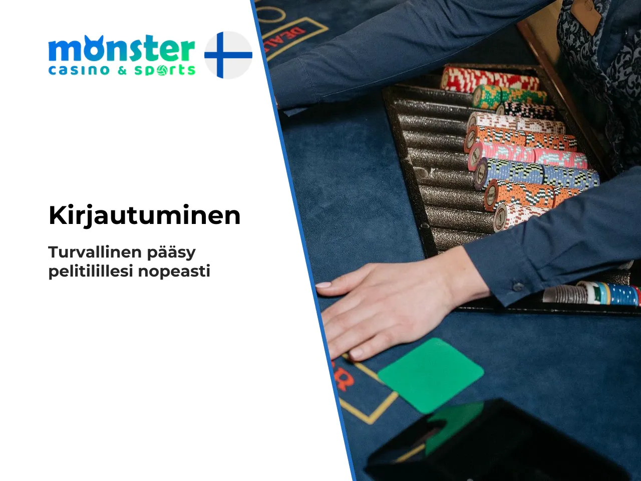 MonsterWin kirjautuminen ja tilin hallinta. Rekisteröitymisen