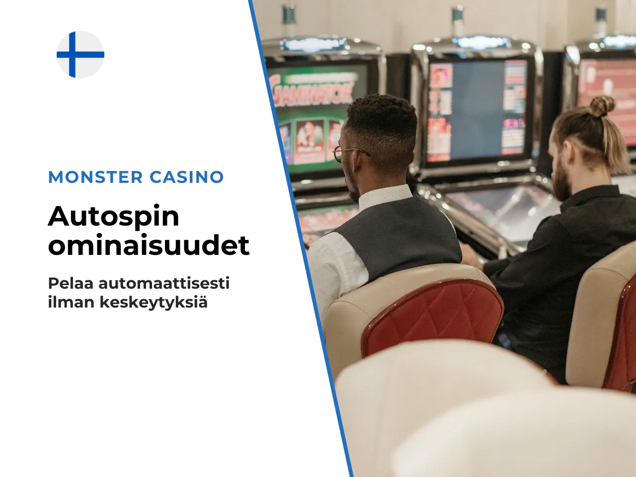 Autospins demoversiossa. Autospins-toiminnolla peli pyörittää tietyn