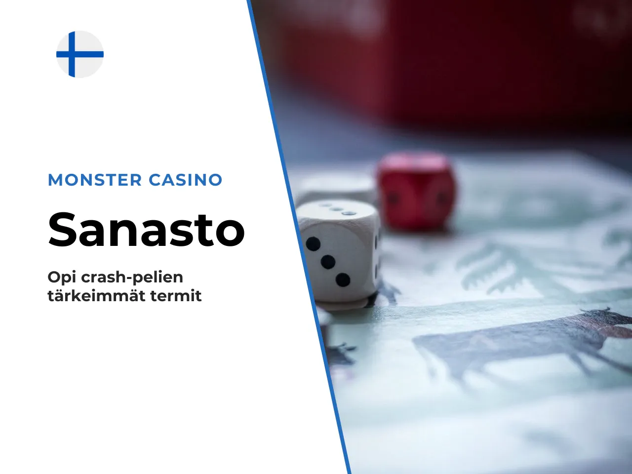 Sanasto crash-pelien termit selkokielellä. Aloittelijalle crash-pelien