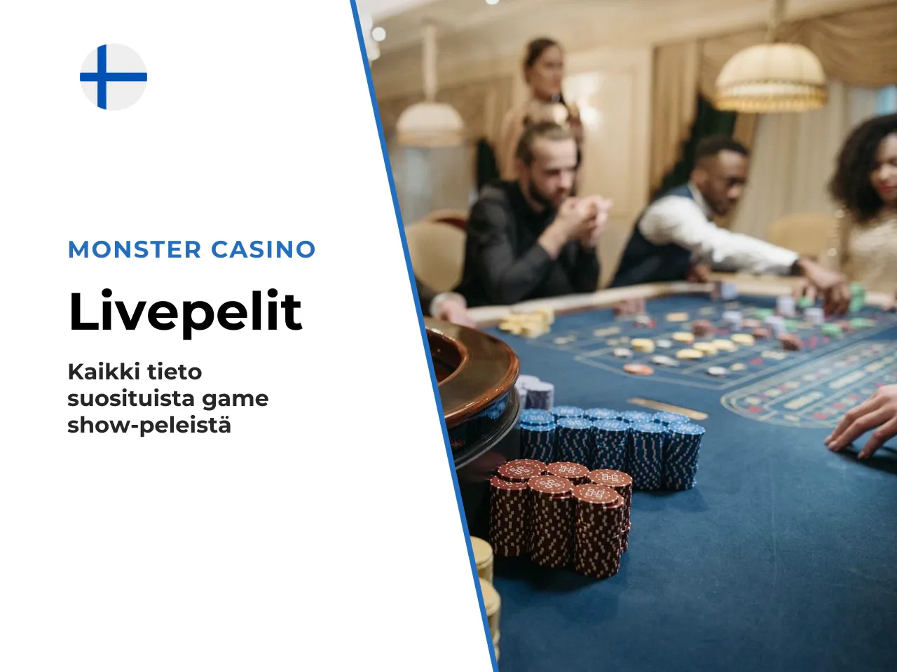 Luku havainnollistaa, kuinka laaja yleisö live-kasinopeleille